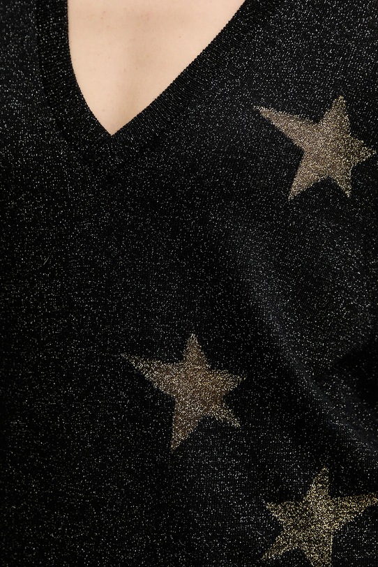 Πουλόβερ με προσθήκη μαλλιού ZADIG&VOLTAIRE KWSW02846 μαύρο