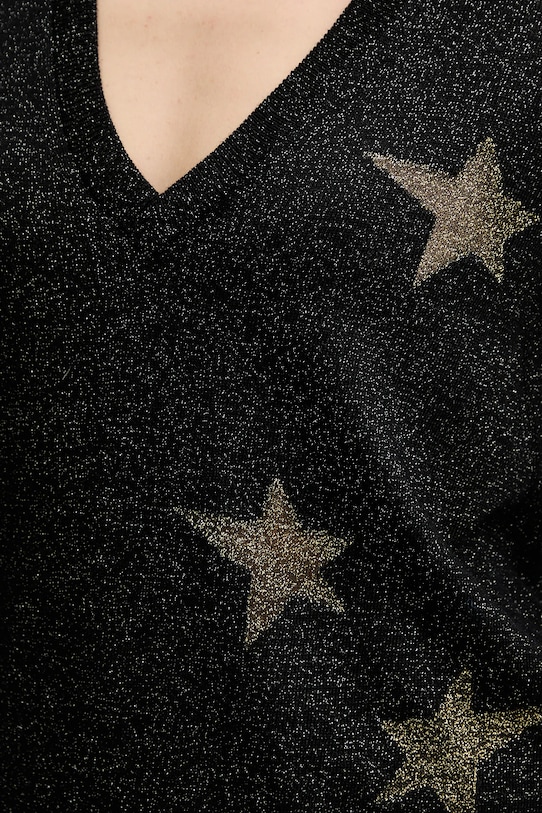 Πουλόβερ με προσθήκη μαλλιού ZADIG&VOLTAIRE KWSW02846 μαύρο