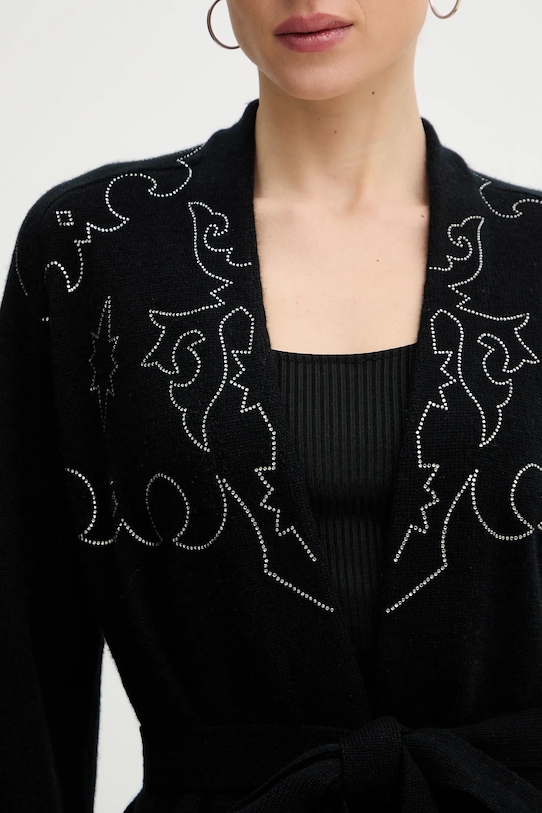 Ζακέτα κασμίρ ZADIG&VOLTAIRE KWCA01536 μαύρο