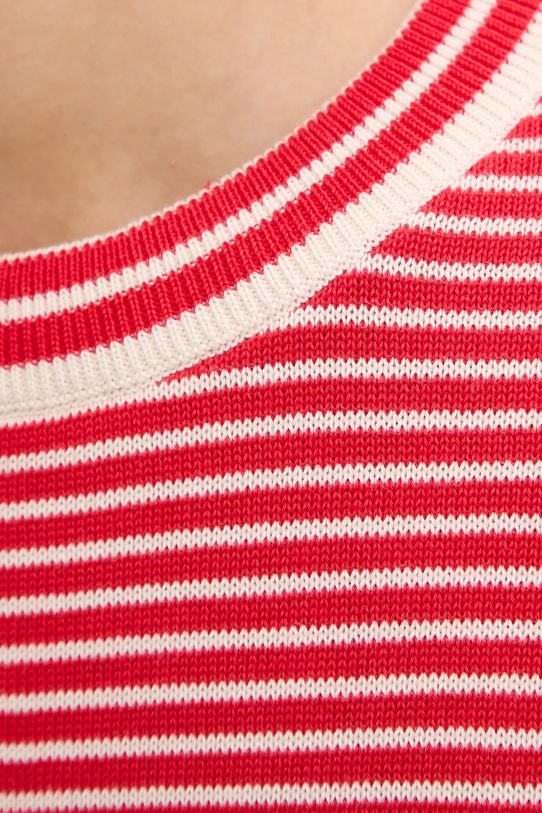 Marc O'Polo sweter bawełniany 600602360007 czerwony