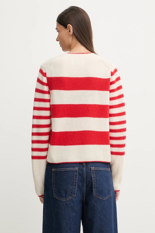 Odzież Marc O'Polo sweter wełniany 600605460243 beżowy