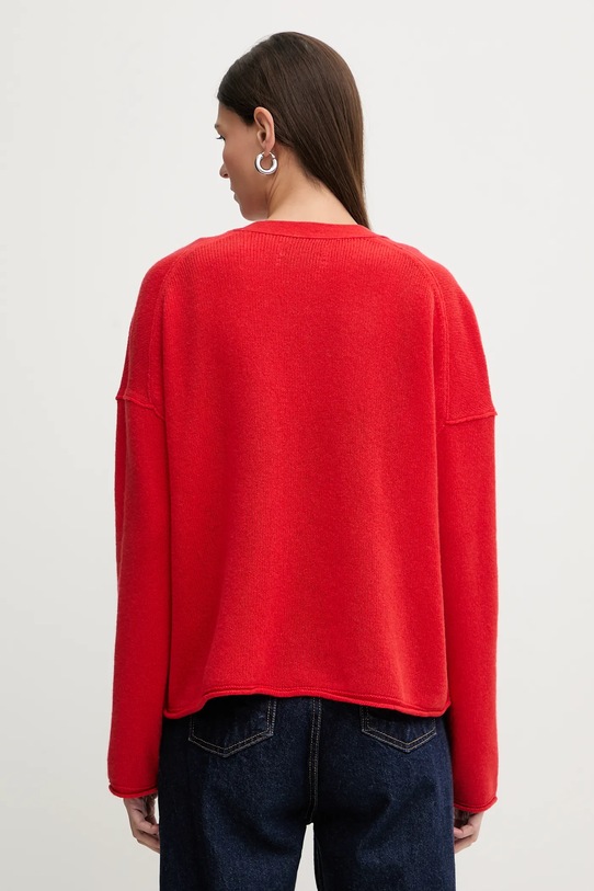 Odzież Marc O'Polo kardigan wełniany 600605461119 czerwony