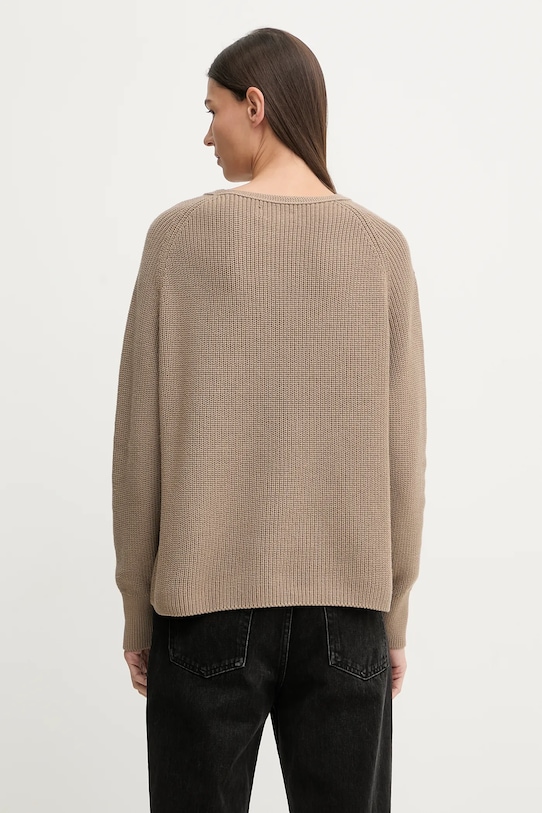 Odzież Marc O'Polo sweter bawełniany 600605960109 beżowy