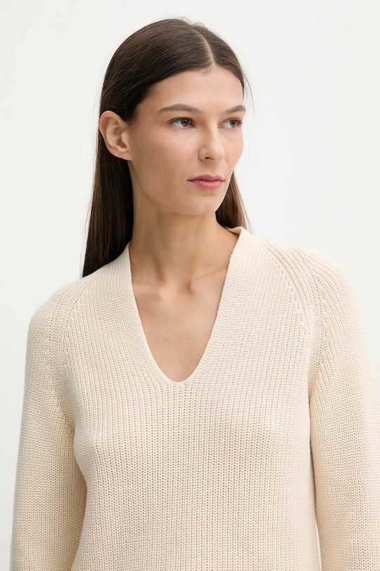 Marc O'Polo sweter bawełniany beżowy 600605960323