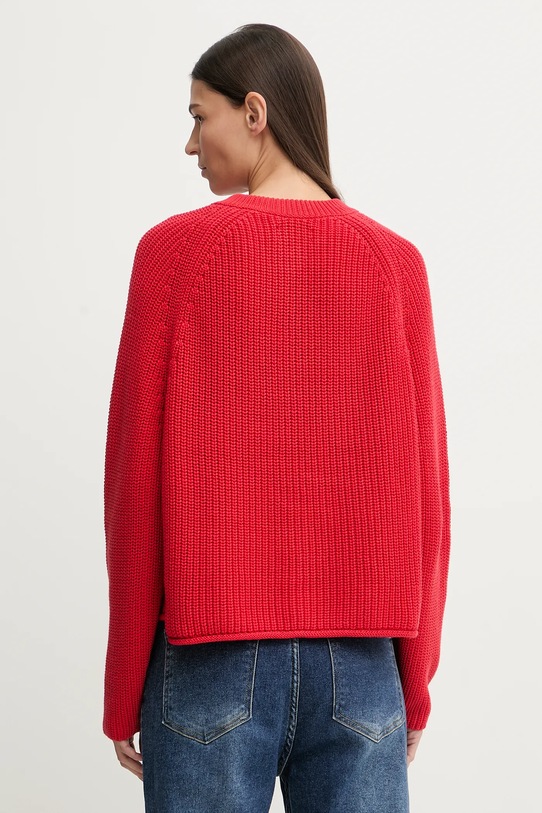 Odzież Marc O'Polo kardigan bawełniany 600605961003 czerwony