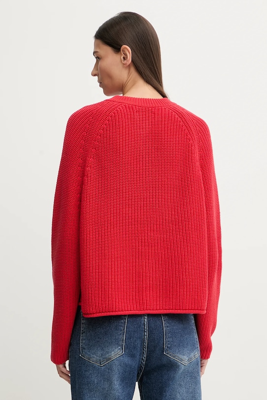 Odzież Marc O'Polo kardigan bawełniany 600605961003 czerwony