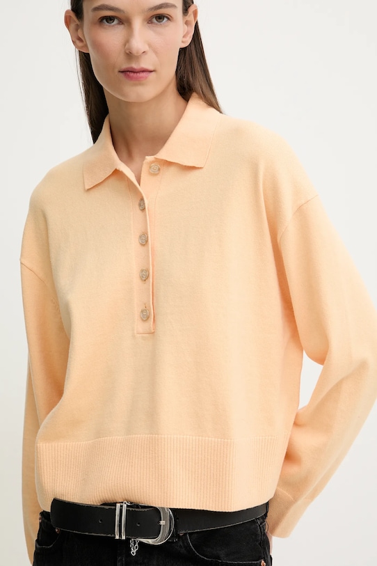 Marc O'Polo sweter pomarańczowy 5000007502