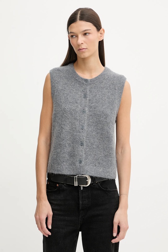 Жилет із додаванням вовни Marc O'Polo тонкий сірий 5000007825