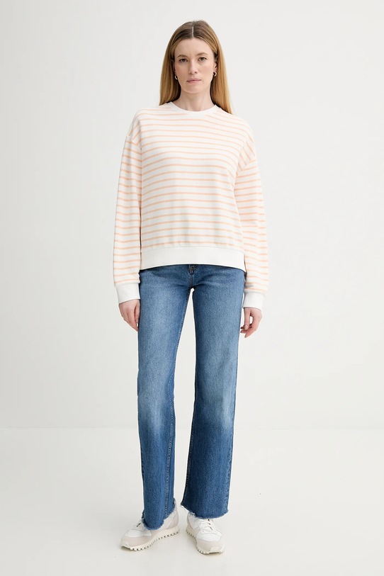 Marc O'Polo bluza bawełniana 5000007892 pomarańczowy SS26