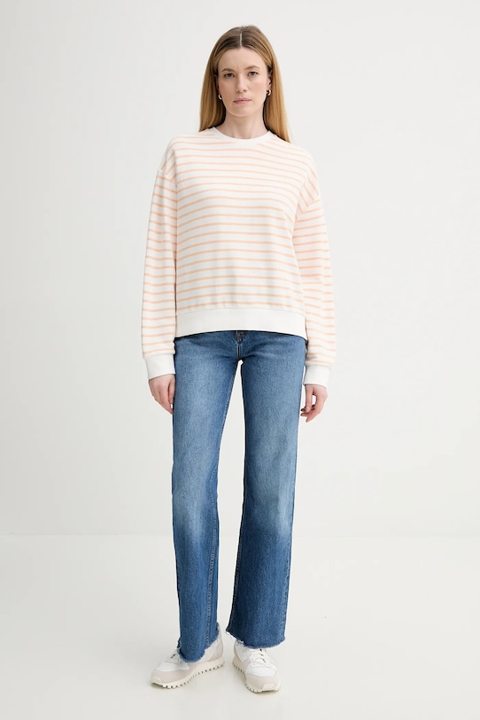 Marc O'Polo bluza bawełniana 5000007892 pomarańczowy SS26