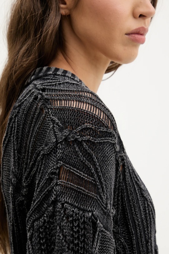 The Ragged Priest sweter bawełniany RPAW251045KW czarny