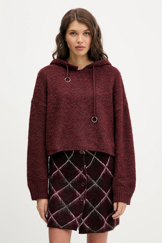 The Ragged Priest sweter pozostałe bordowy RPAW251082KW