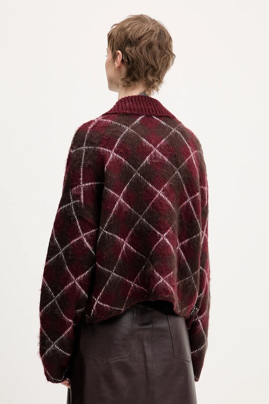 Odzież The Ragged Priest kardigan RPAW251027KW bordowy