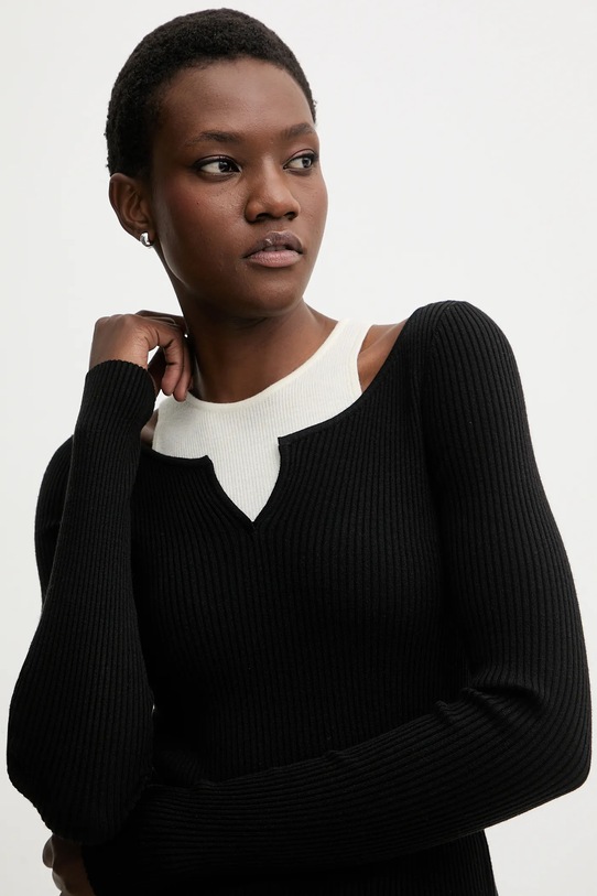 Miss Sixty sweter z dodatkiem wełny czarny 6S3RJ33800