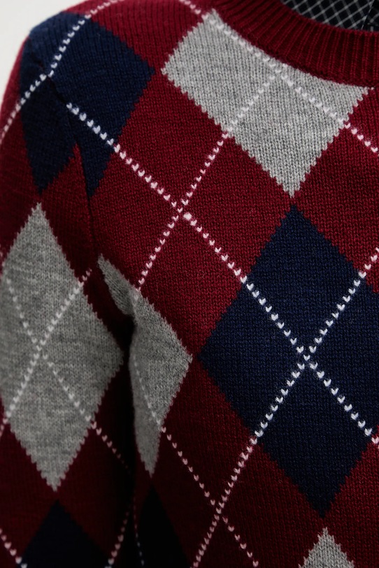 Miss Sixty sweter wełniany 6S4RJ17300 bordowy