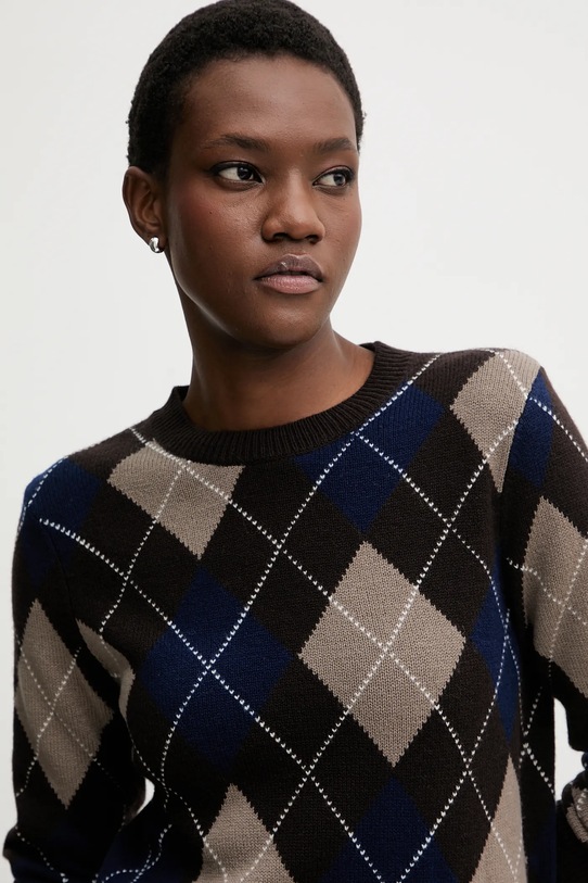 Miss Sixty sweter wełniany brązowy 6S4RJ17300