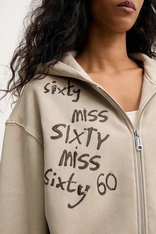 Miss Sixty bluza bawełniana 6S4TJ19800 beżowy