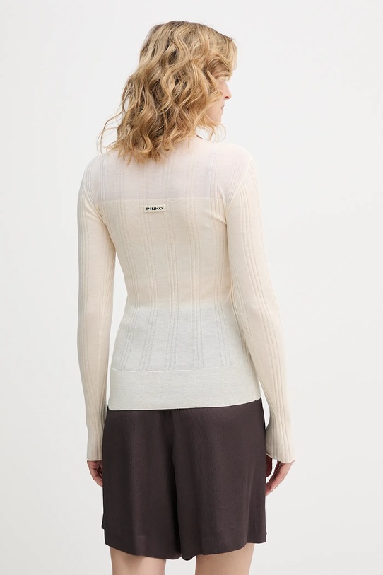 Odzież Pinko sweter z dodatkiem wełny 106317.A34B beżowy