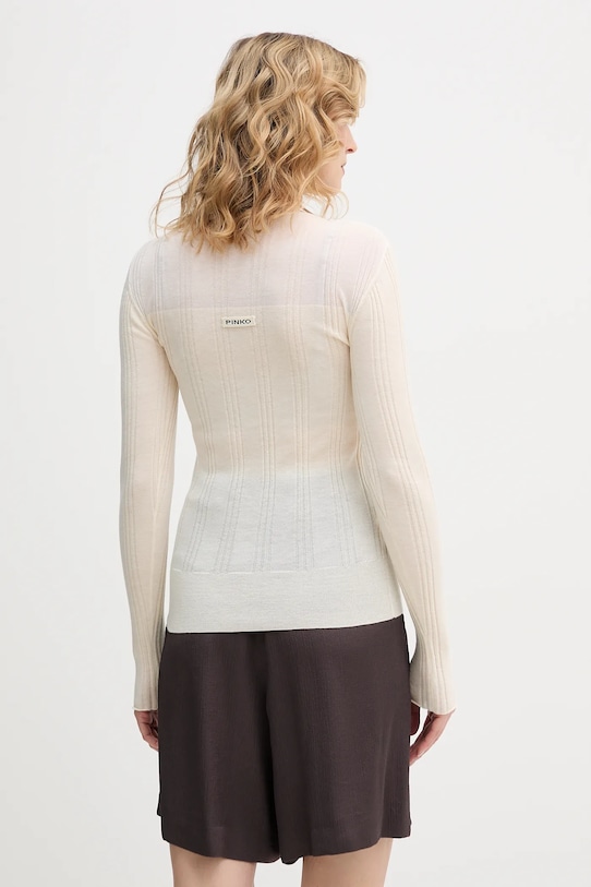 Odzież Pinko sweter z dodatkiem wełny 106317.A34B beżowy