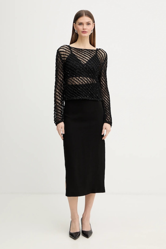 Pinko sweter 106540.A36H czarny SS26