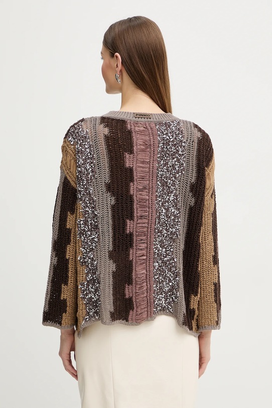 Odzież Pinko sweter 106534.A37P brązowy