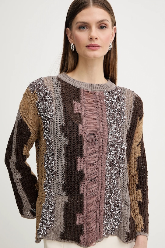 Pinko sweter brązowy 106534.A37P