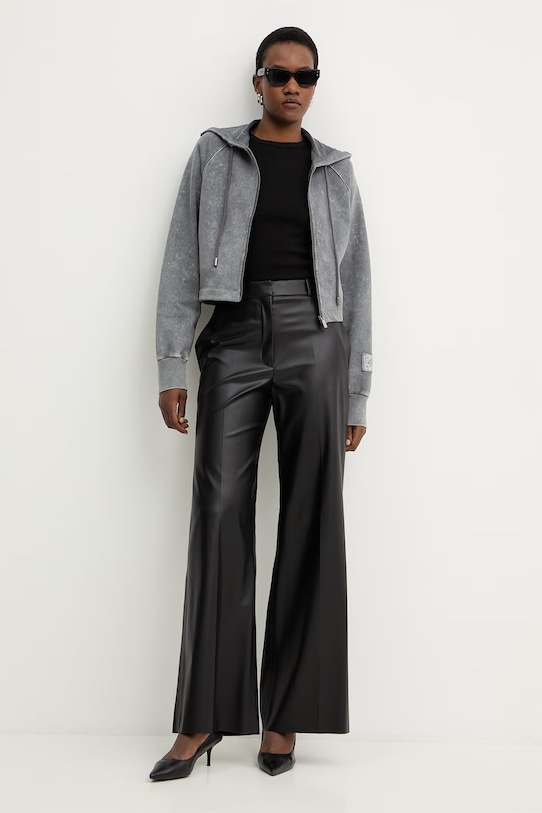 Βαμβακερή μπλούζα Pinko 106343.A33M γκρί SS26