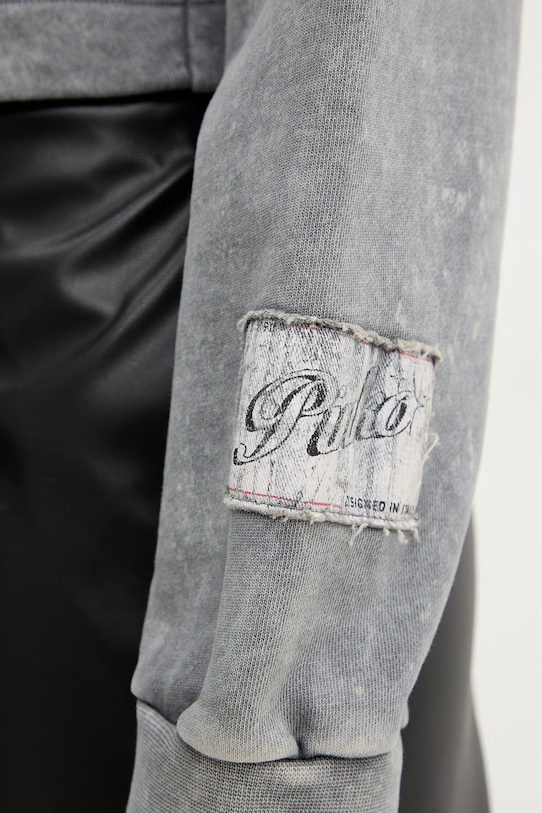 Βαμβακερή μπλούζα Pinko 106343.A33M γκρί