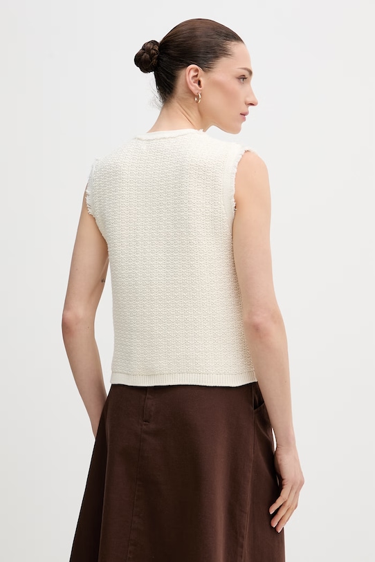 Ρούχα Βαμβακερό γιλέκο Pedro del Hierro 5503019 μπεζ