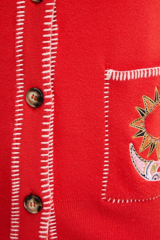 Never Fully Dressed kardigan Mystcial NFDKN752 czerwony