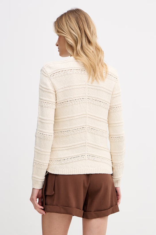 Ρούχα Hoss Intropia Πουλόβερ Γυναικείο βαμβακερό 6383671 μπεζ