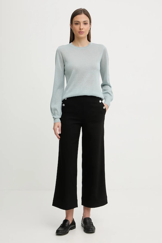 Joop! sweter 30100043 turkusowy SS26