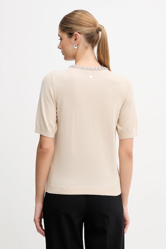 Odzież Joop! sweter z dodatkiem wełny 30100450 beżowy