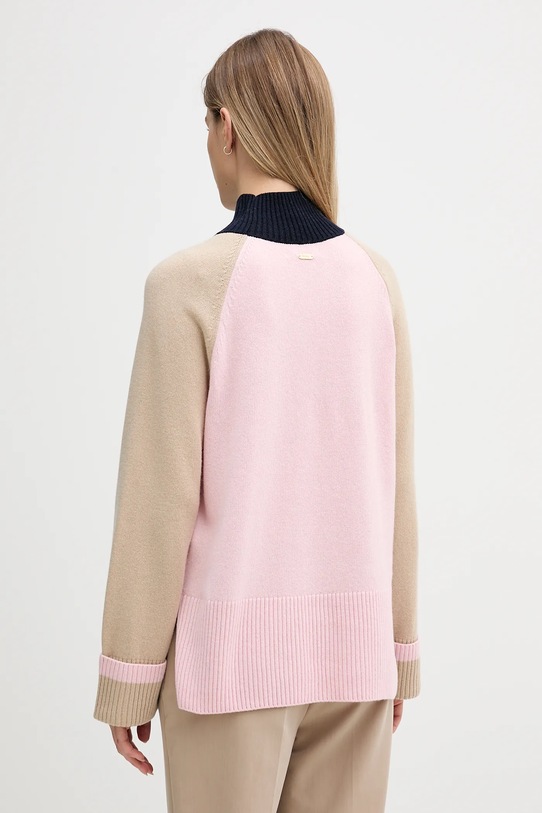 Odzież Barbour sweter z dodatkiem wełny Wren LKN1727 beżowy