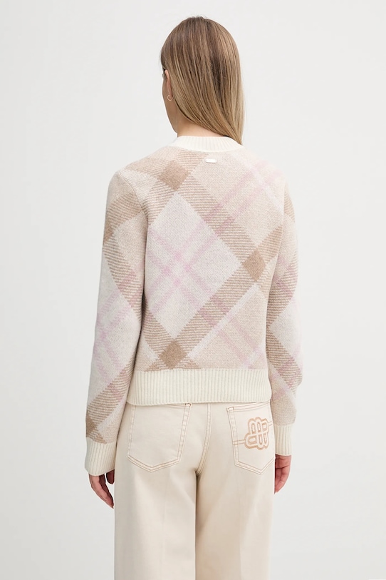 Odzież Barbour sweter z dodatkiem wełny Sara LKN1728 beżowy