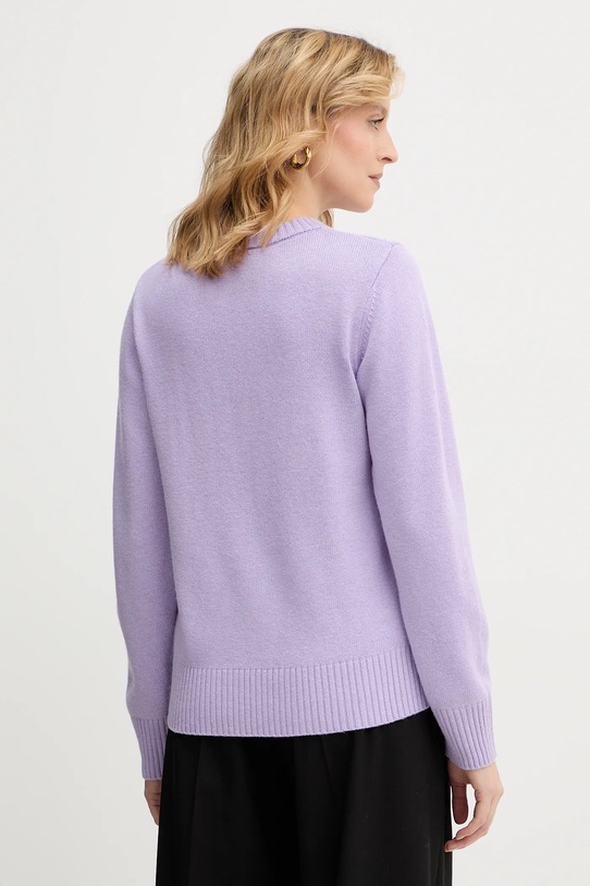 Odzież Farm Rio sweter z domieszką wełny 352087 fioletowy