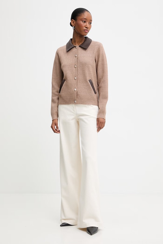 Morgan kardigan MALO beżowy SS26