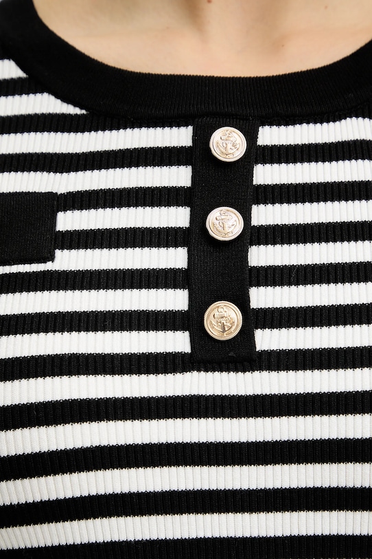 Morgan t-shirt MATTEA biały