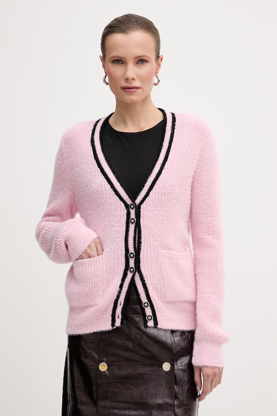 Morgan kardigan pozostałe różowy MELROSE
