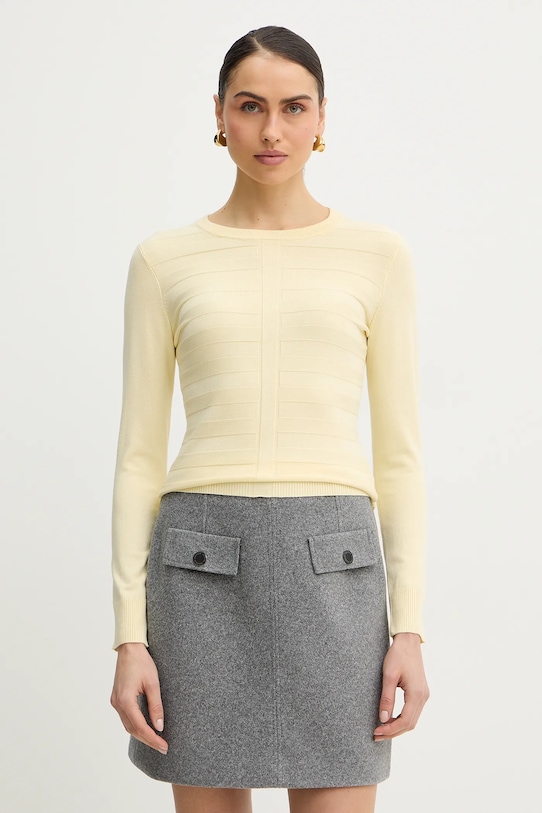 Morgan sweter pozostałe żółty MENTA