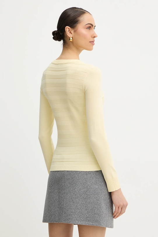 Odzież Morgan sweter MENTA żółty