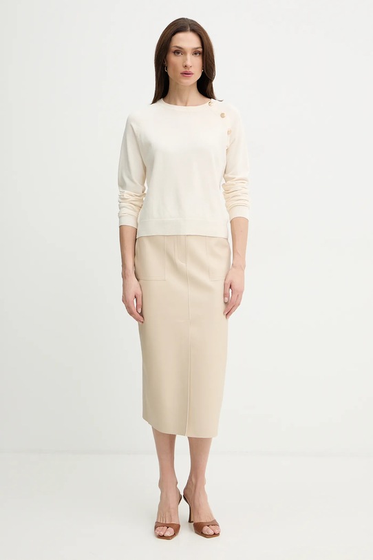 Morgan sweter MISTRA beżowy SS26