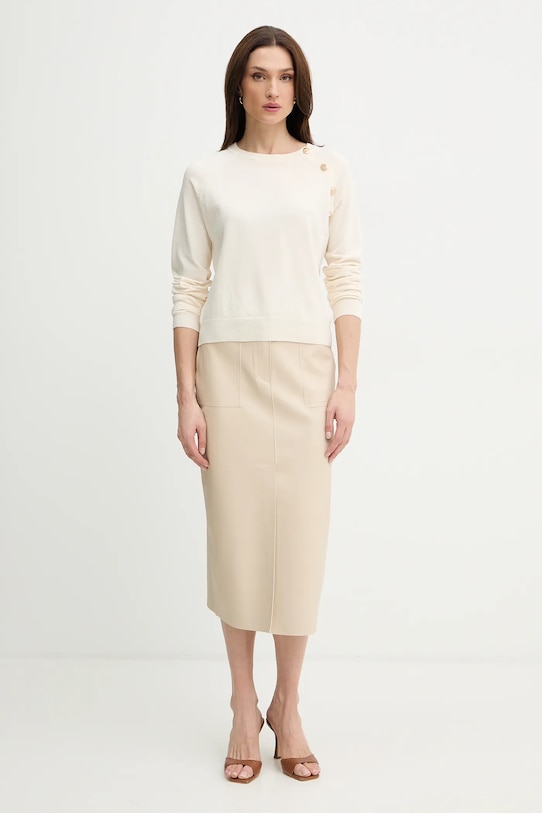 Morgan sweter MISTRA beżowy SS26