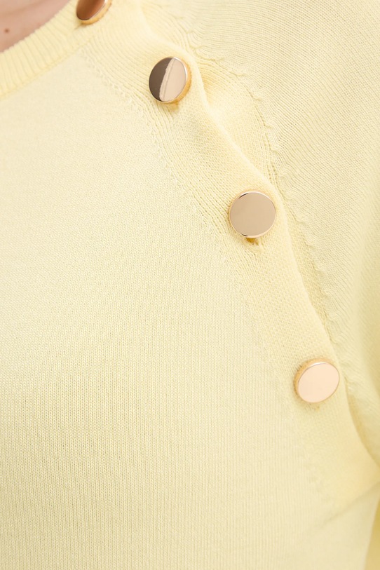 Morgan sweter MISTRA żółty