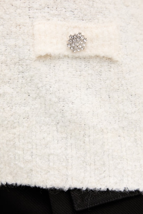 Morgan gyapjúkeverék pulóver MOUNIE bézs