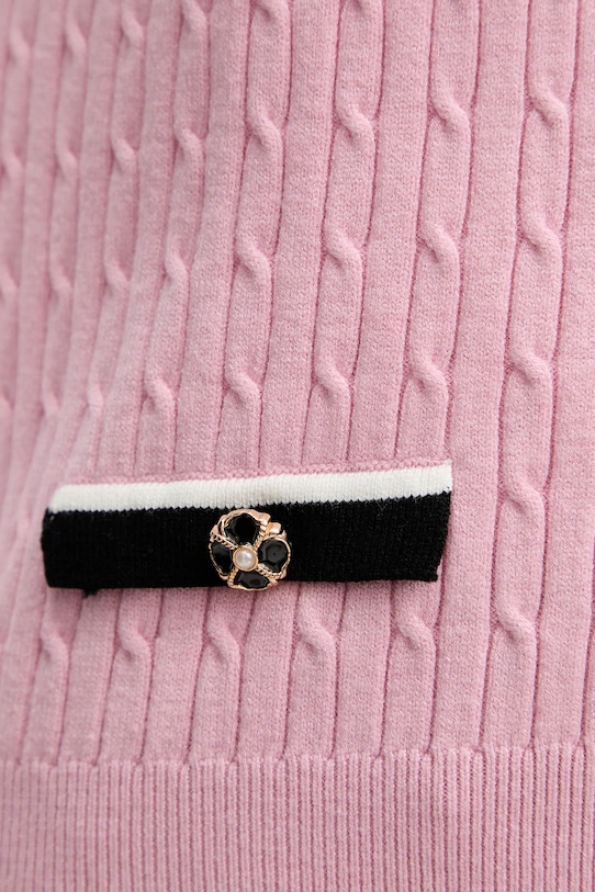 Morgan sweter MPRIVA różowy