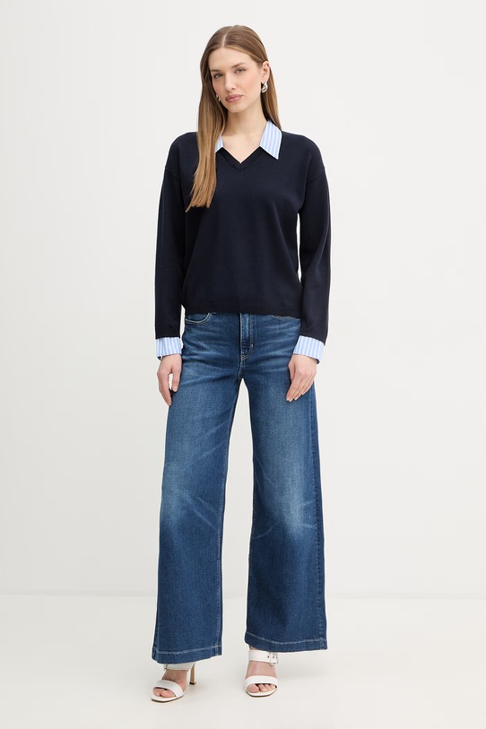 Morgan sweter MRAYI granatowy SS26