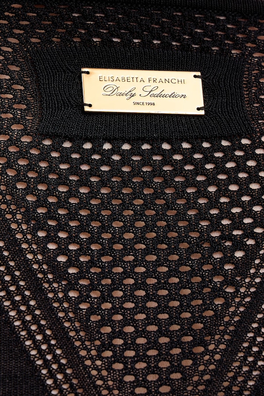 Elisabetta Franchi sweter damski MK71W61E2 czarny