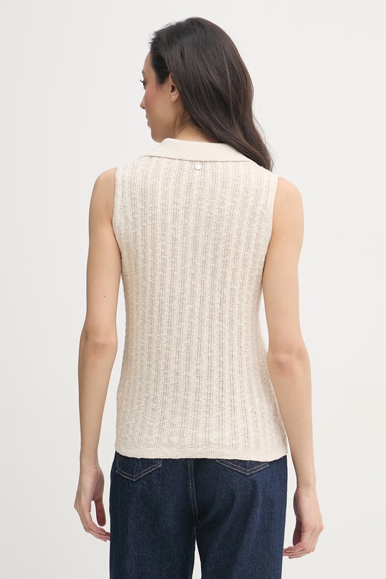 Odzież Mos Mosh kamizelka damska Marisol 177720 beżowy