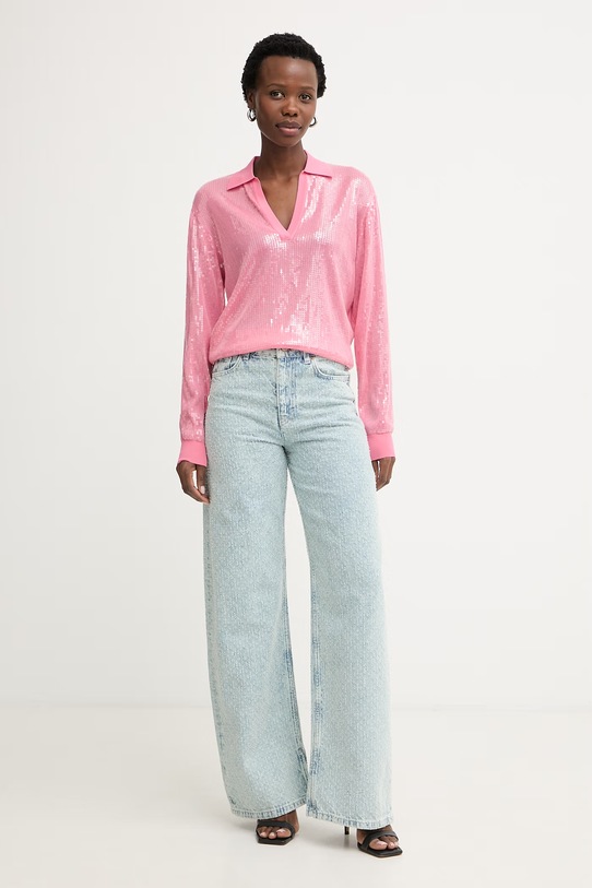 Liu Jo bluza ženska viskozna WA6218.MA68R roza SS26